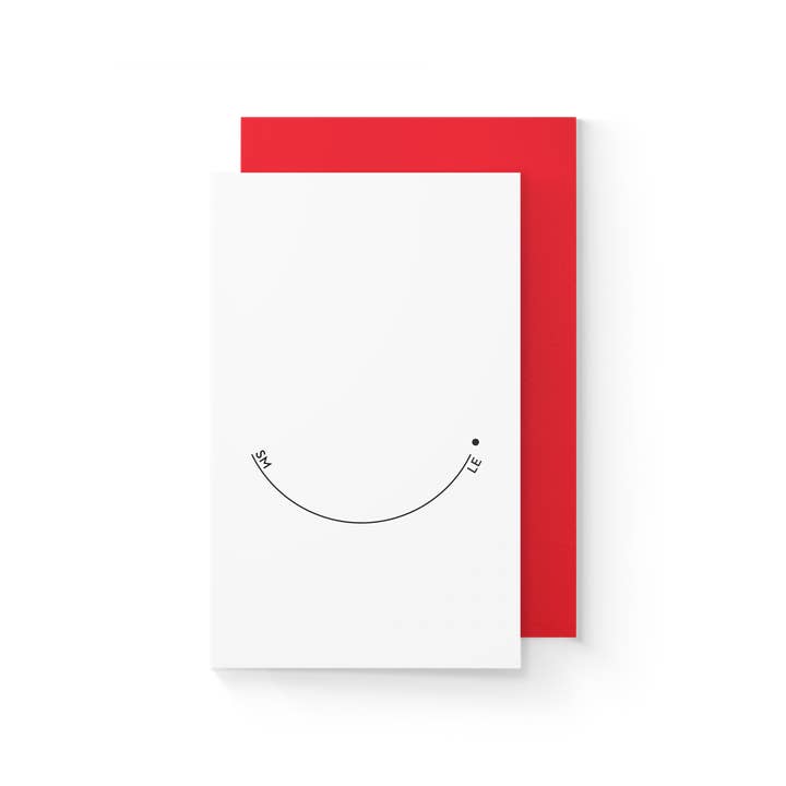 Dear Beni - Wholesale Everyday Greeting Card - Smile Gladstone Folded Card1