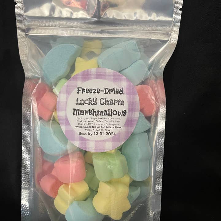 Freeze Dried Pickle Favorites and more - Wholesale Marshmallow - Freeze Dried Lucky Charms Marshmallows