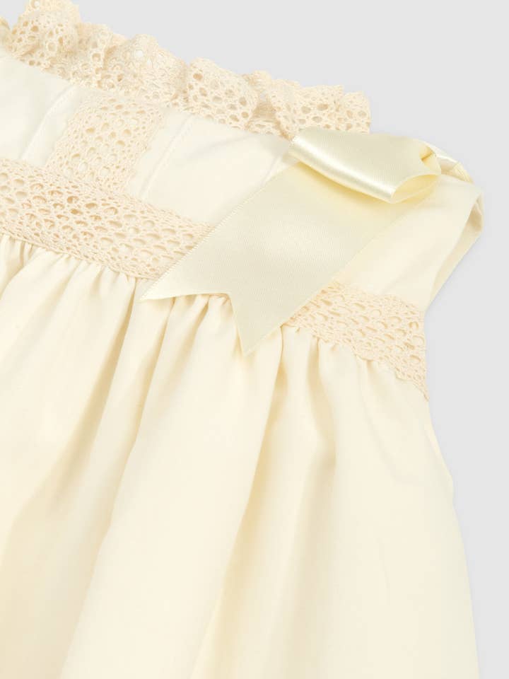 Posh Pickle - Wholesale Dress - Kids - Cambridge Ecru Sleeveless Heirloom Dress20