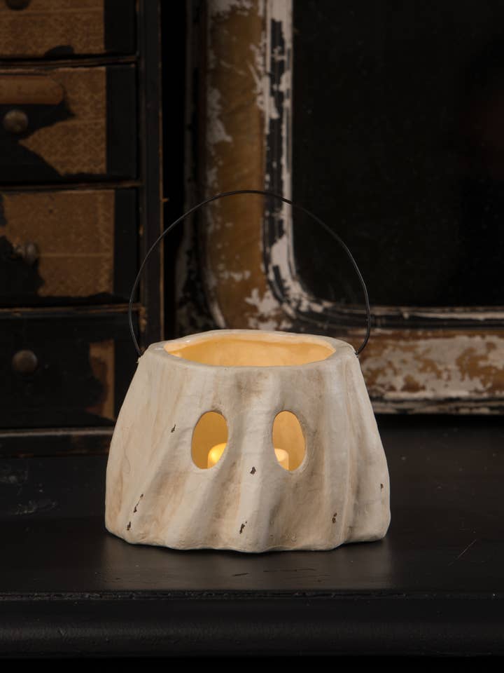 Ghost Bucket Ornament for wholesale by Bethany Lowe Designs