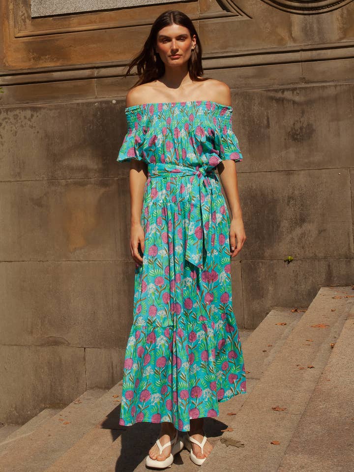 Momposina Camila Turquoise for wholesale by Guadalupe Design