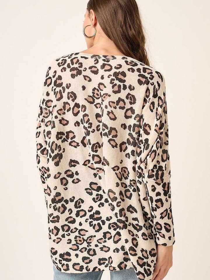 mittoshop - Wholesale Knit Top - Women's - T10261-LEOPARD PRINT RND NECK OVERSIZED KNIT TOP4