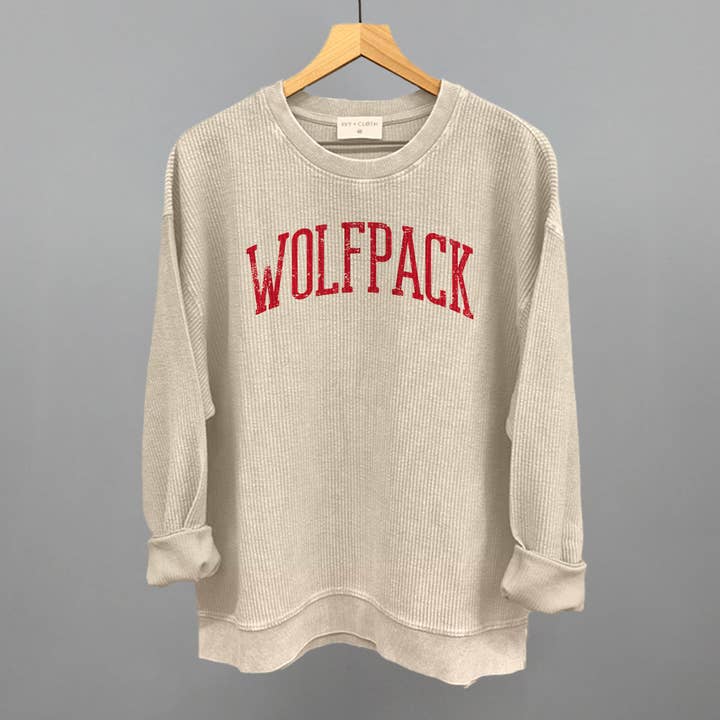 Ivy + Cloth - Wholesale Screen Printed T-Shirt - Women's - Wolfpack Arch10
