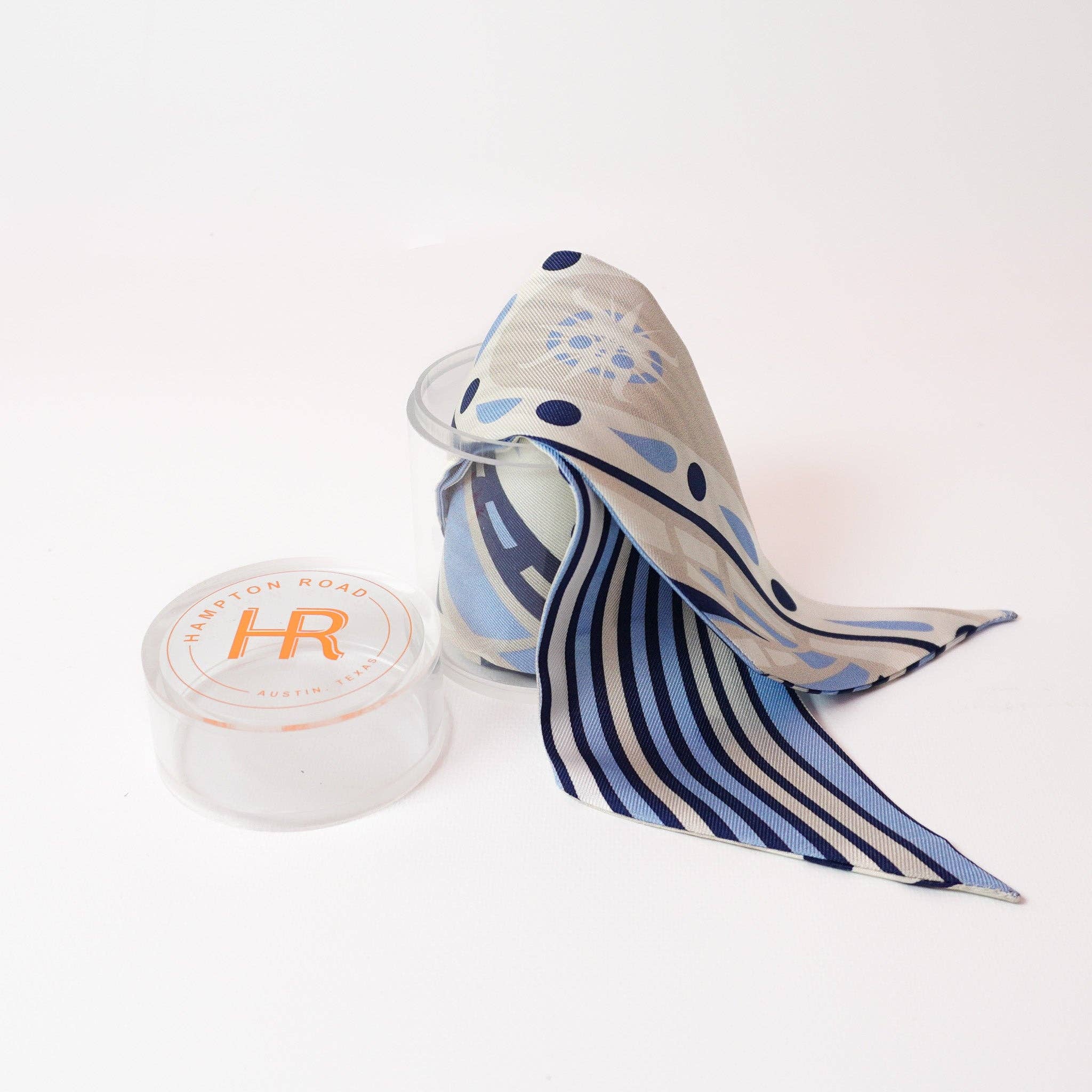 Hampton Road Designs – wholesale Scarf – Women's – Paisley (Powder Blue) Twillionaire Set0