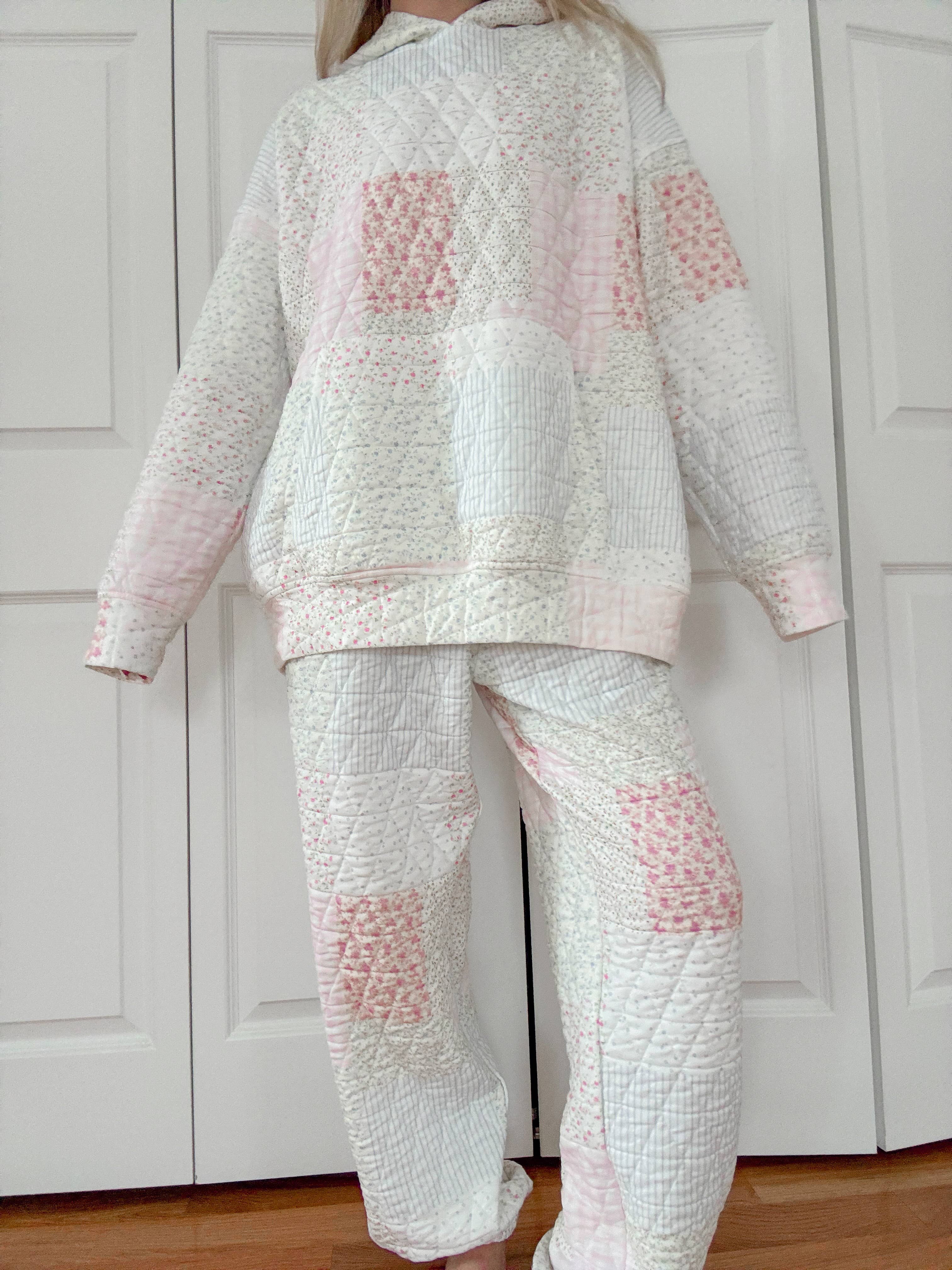 Quilted Pastel Joggers for wholesale on Faire6