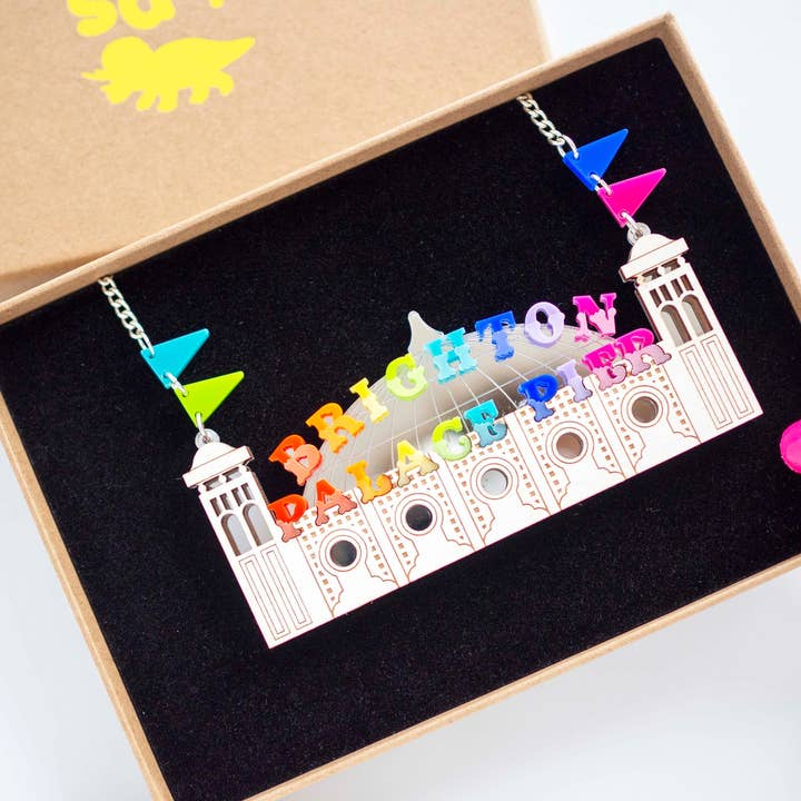 Collier tendance Brighton Pier pour la vente par designosaur