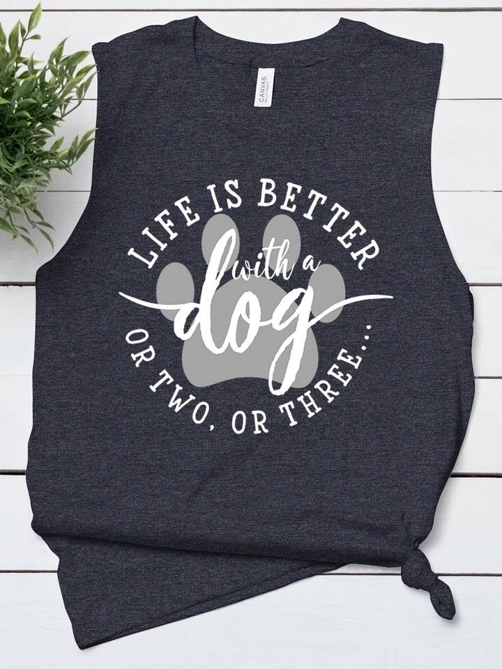 Das Leben ist besser mit einem grafischen Muskelshirt. für den Großhandel von COLORBEAR