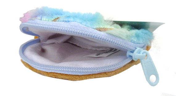 Xochico – Porta-moedas - Mulher por atacado – Porta-moedas “Unicorn” Rainbow Tie-dye Plush Concha1