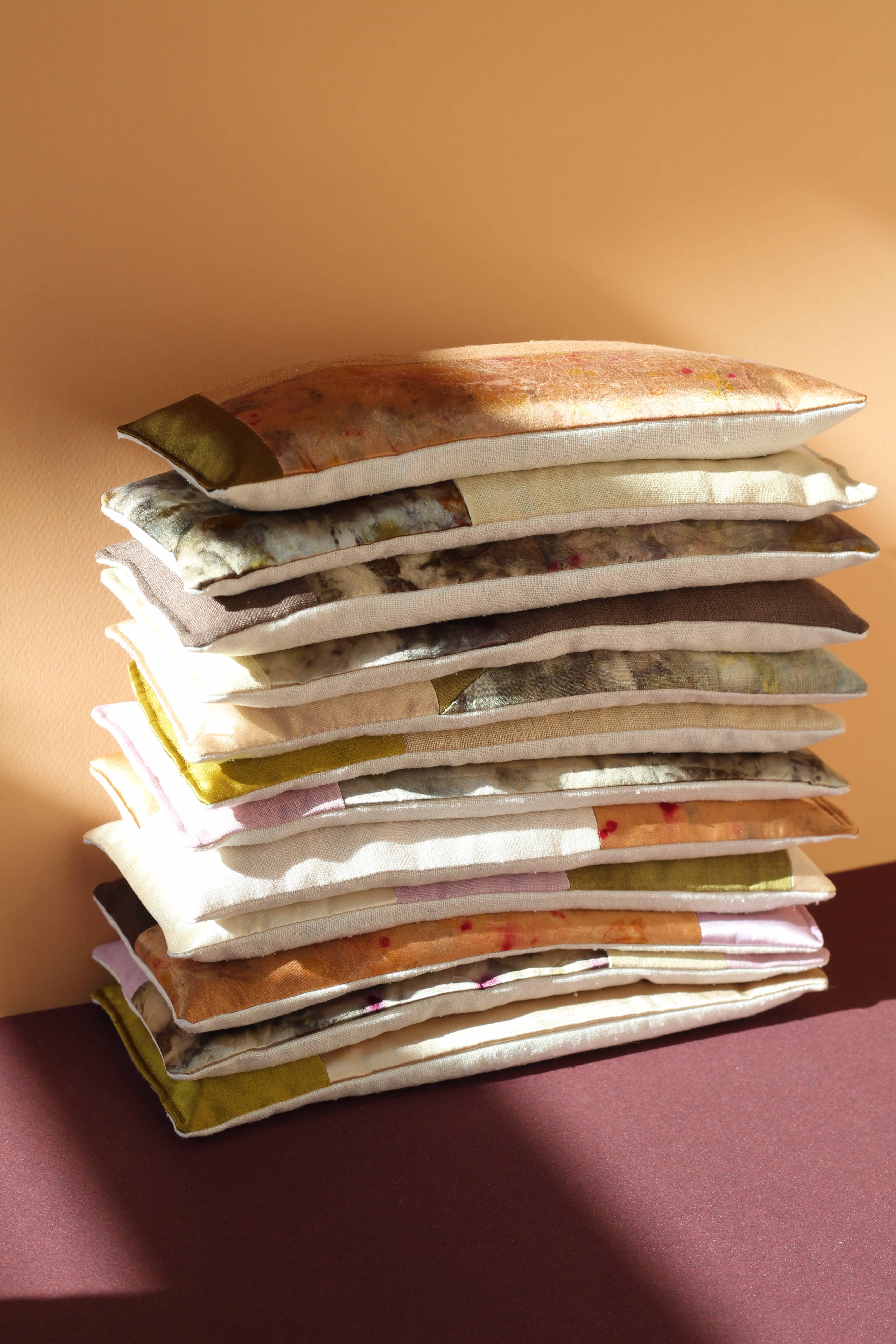 Marram – Almofada de spa/terapia por atacado – Almofada de Aromaterapia - Naturalmente Tinturado - Patchwork7