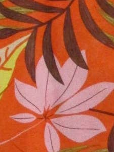 Roest/bruin Henley-blouse met netjesprint - grote maten voor groothandel op Faire5