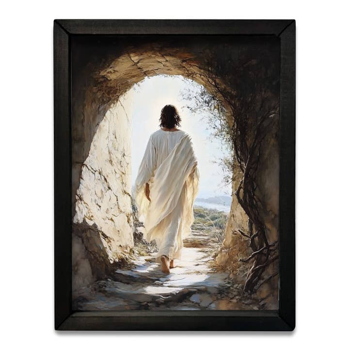 JanMichaels Art & Home - Wholesale Wall Sign - HMK106 Empty Tomb Box Frame