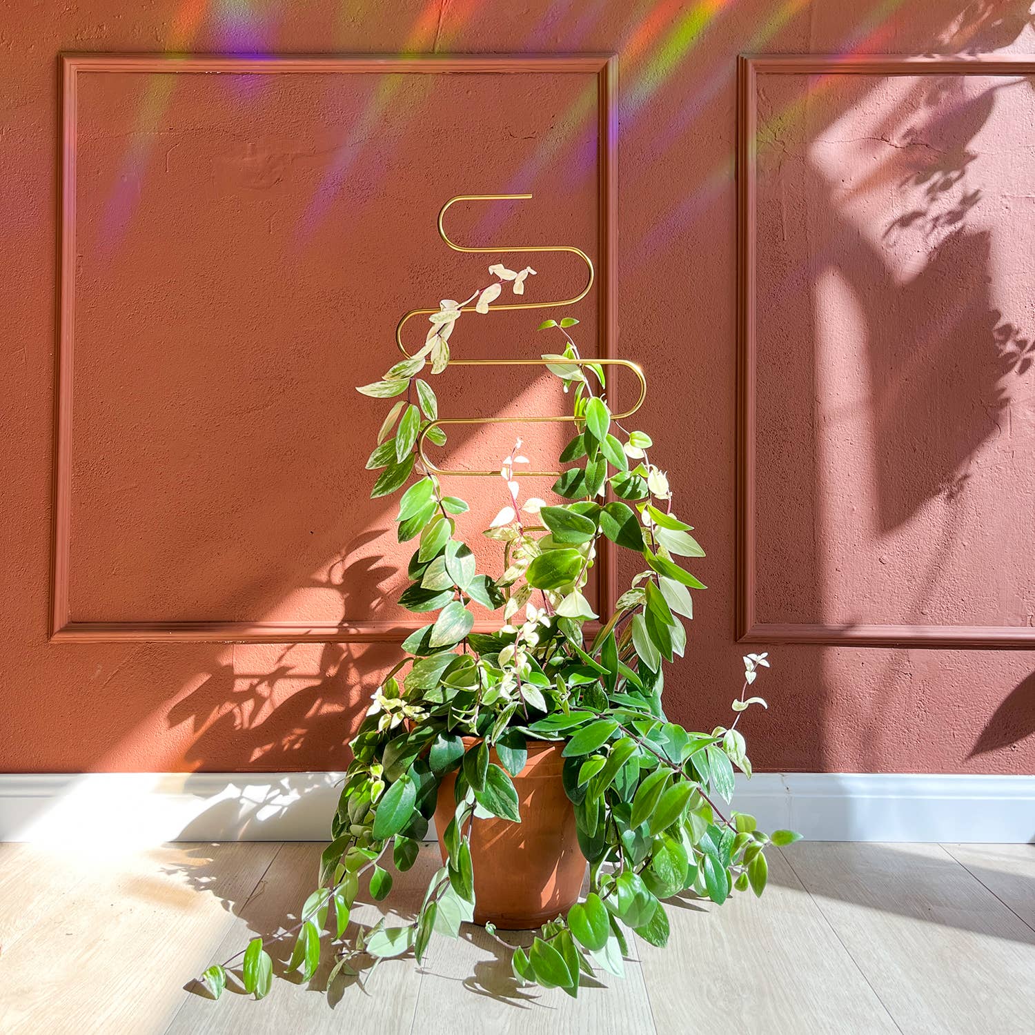 Botanopia - gifts , decor and cards for plant lovers - Wholesale Garden/Lawn Stake - golden plant stake - Squiggle1