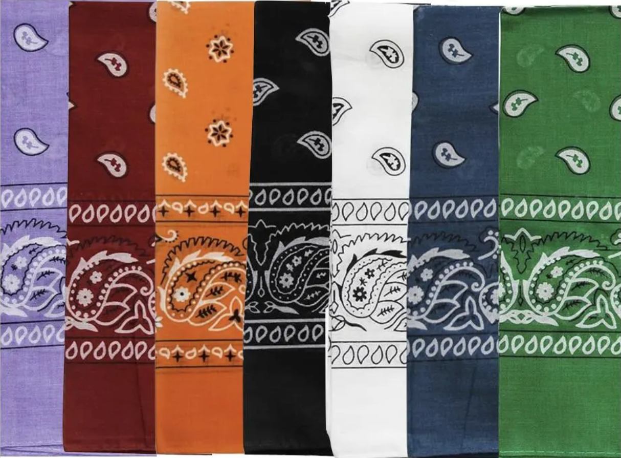 SJMStudios - Wholesale Bandana - Unisex - Custom Chainstitch Bandanas0
