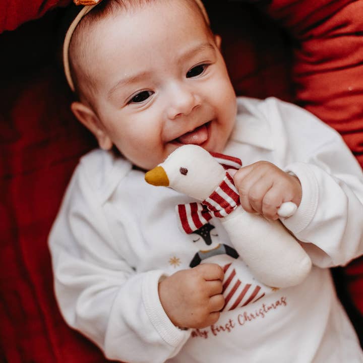 Kikadu - Wholesale Stuffed/Plush Toy - Kids & Baby - Mini Grasping Toy Goose1