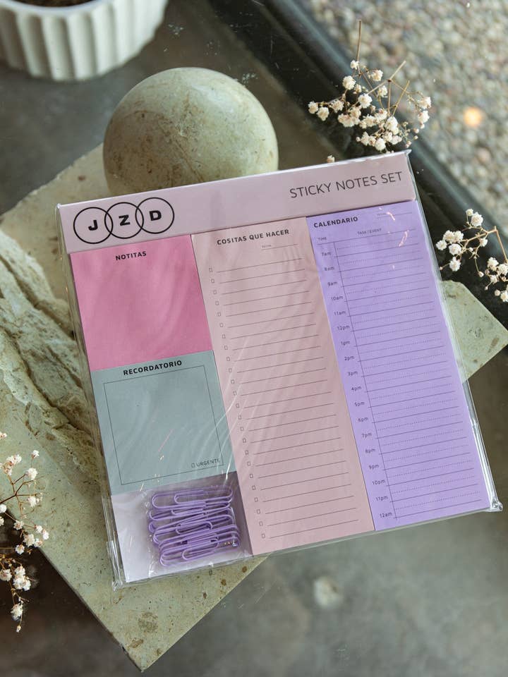 Cositas Que Hacer Sticky Note Set for wholesale by Jen Zeano Designs