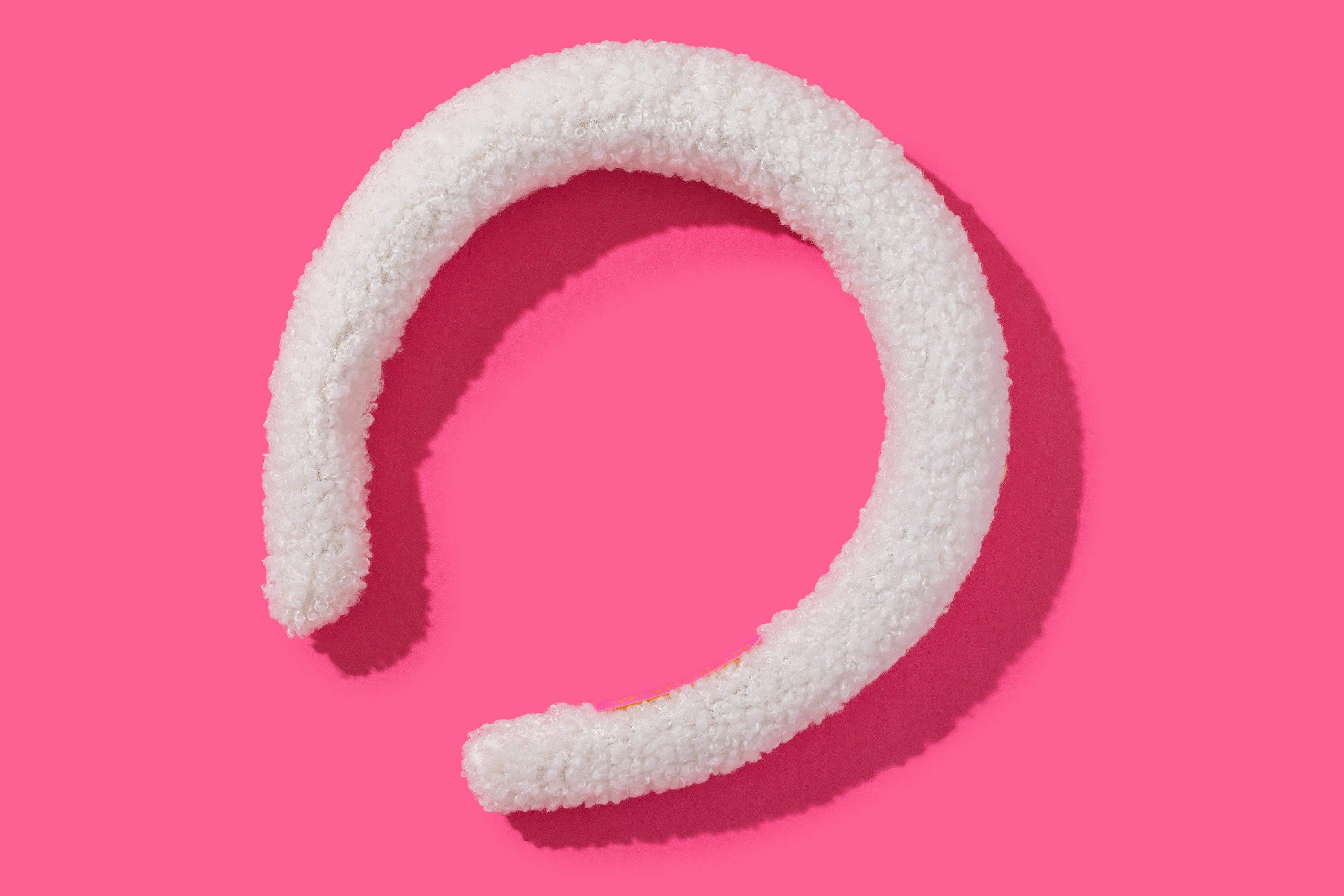 Taylor Elliott Designs - Wholesale Spa Headband - *ON SALE* Padded Headband - Sherpa - Solid Cream - Thea0