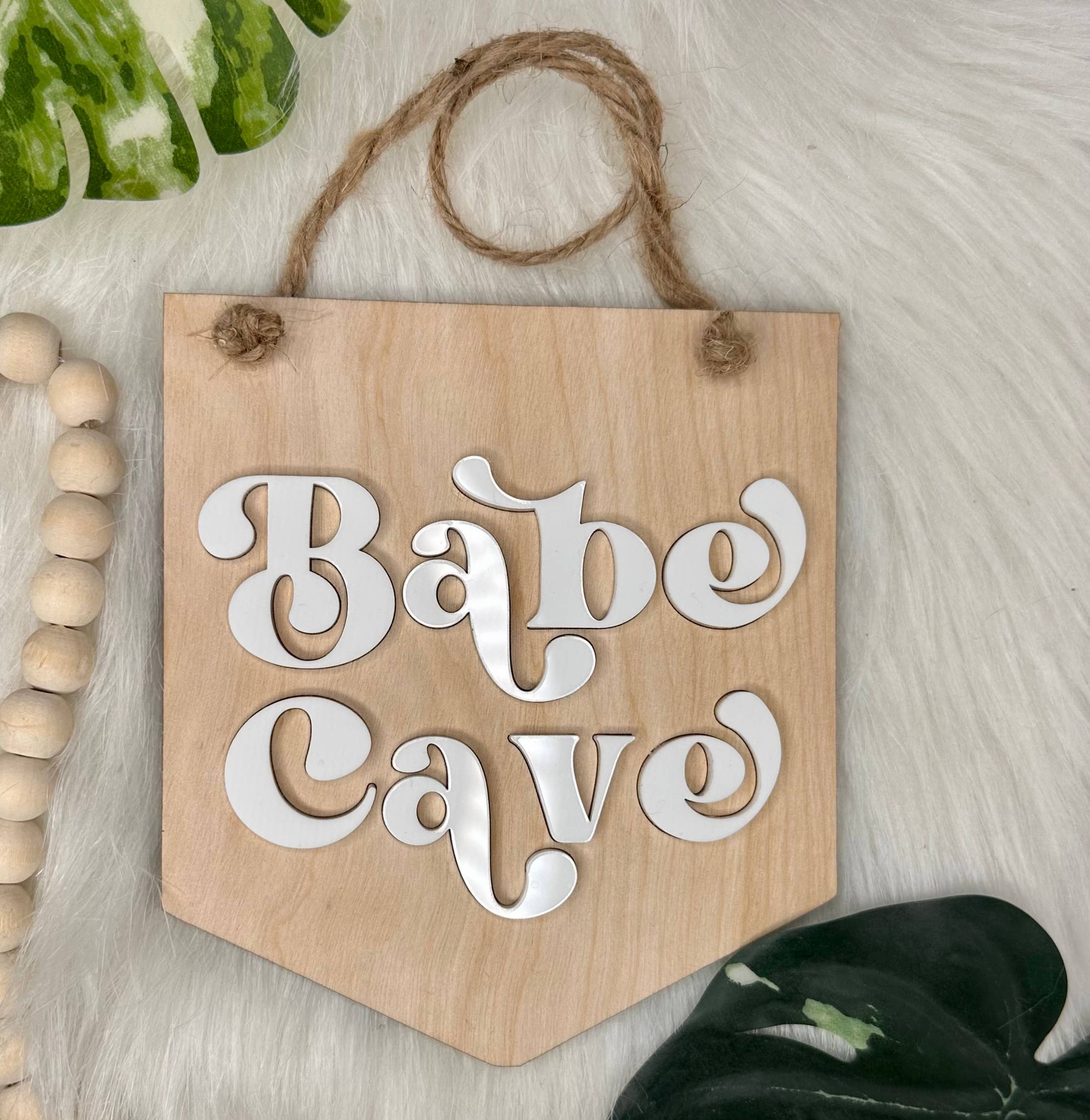 Xtina’s Craft Corner – wholesale Door hanger – Babe Cave Door Hanger0