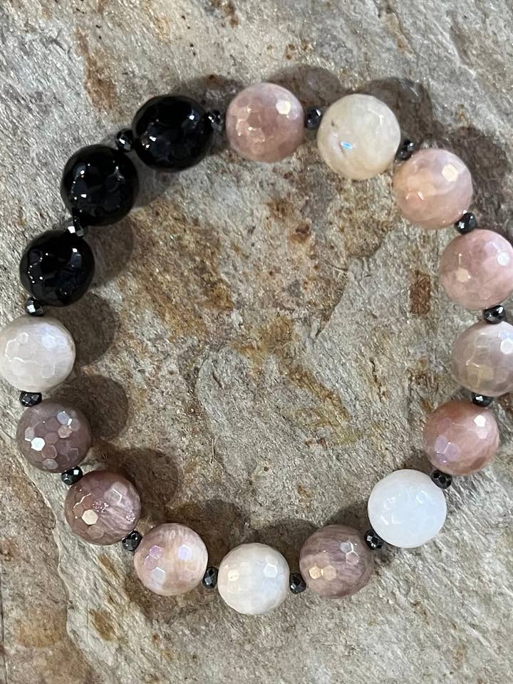 Moon Goddess Mantra Bracelet for wholesale by Irada Jewelry