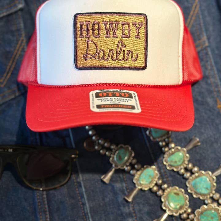 High Ho Silversmithing - Wholesale Trucker Hat - Women's - HOWDY DARLIN TRUCKER HAT