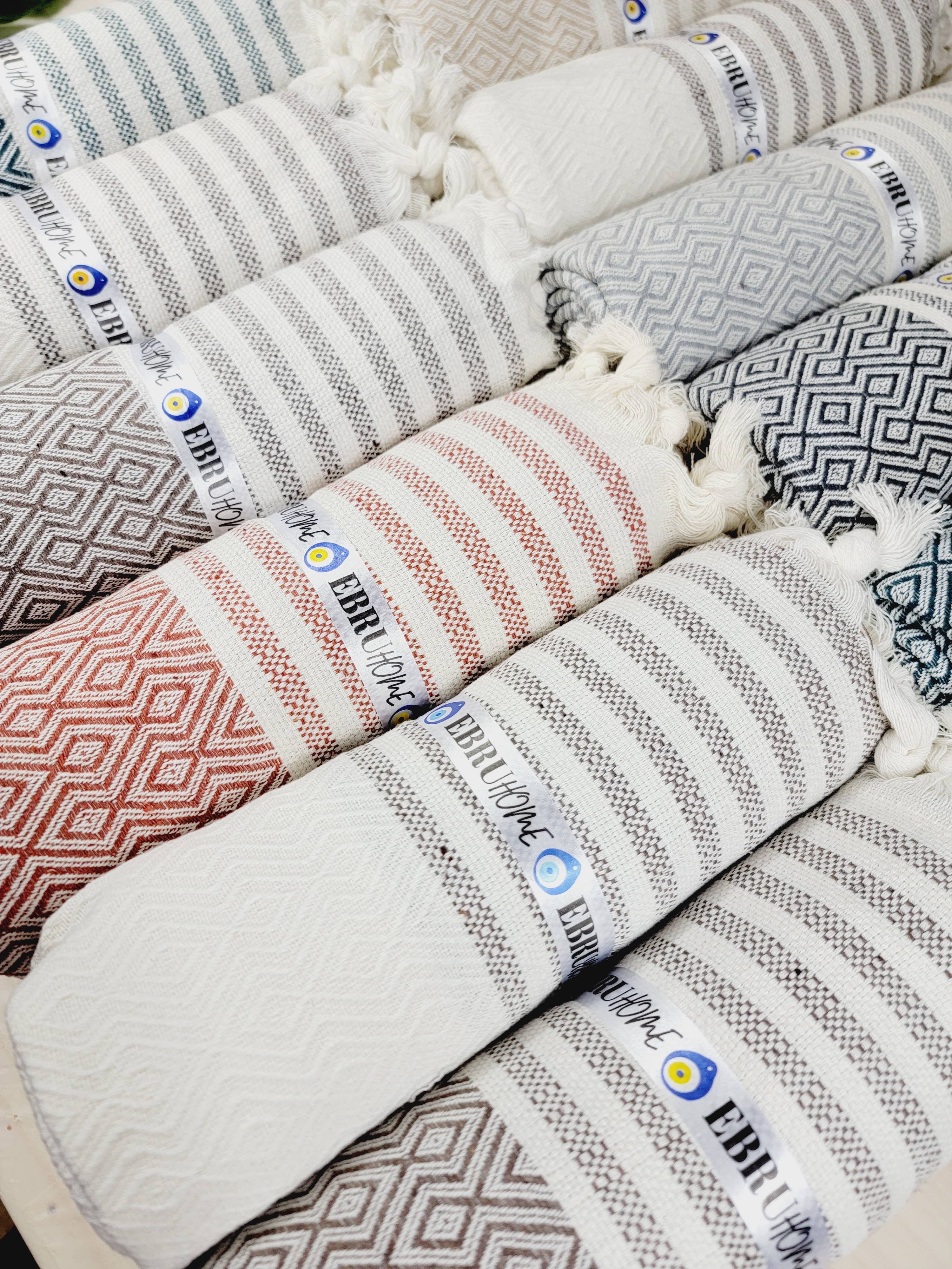 EBRU Home – Großhandel Überwurfdecke – 10 Überwürfe und Bettüberwürfe, Baumwolle gewebt, Handgewebt25