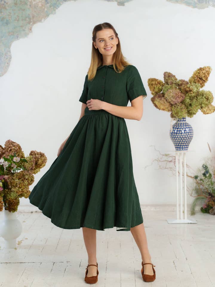 Son de Flor - Wholesale Dress - Women's - Classic Dress, Short Sleeve56