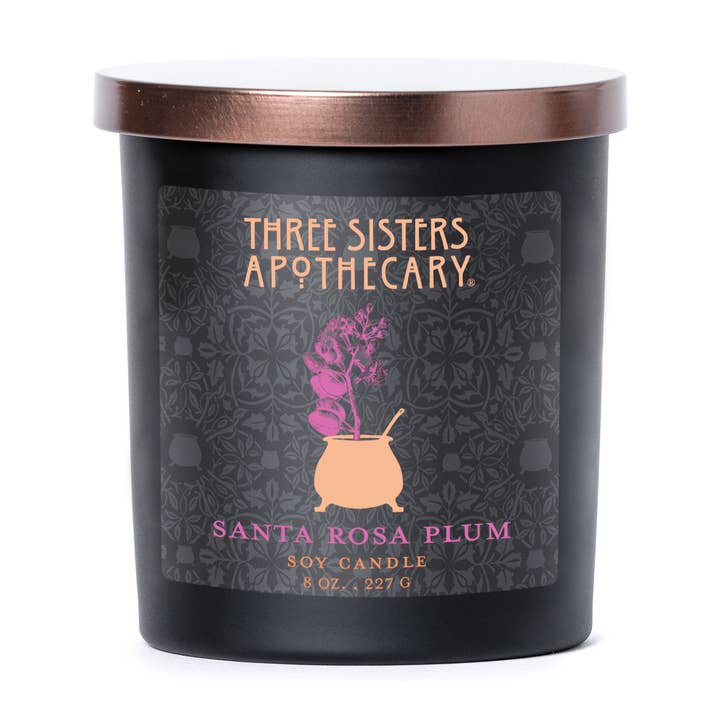 Vela Santa Rosa Plum para venta al por mayor de Soap Cauldron
