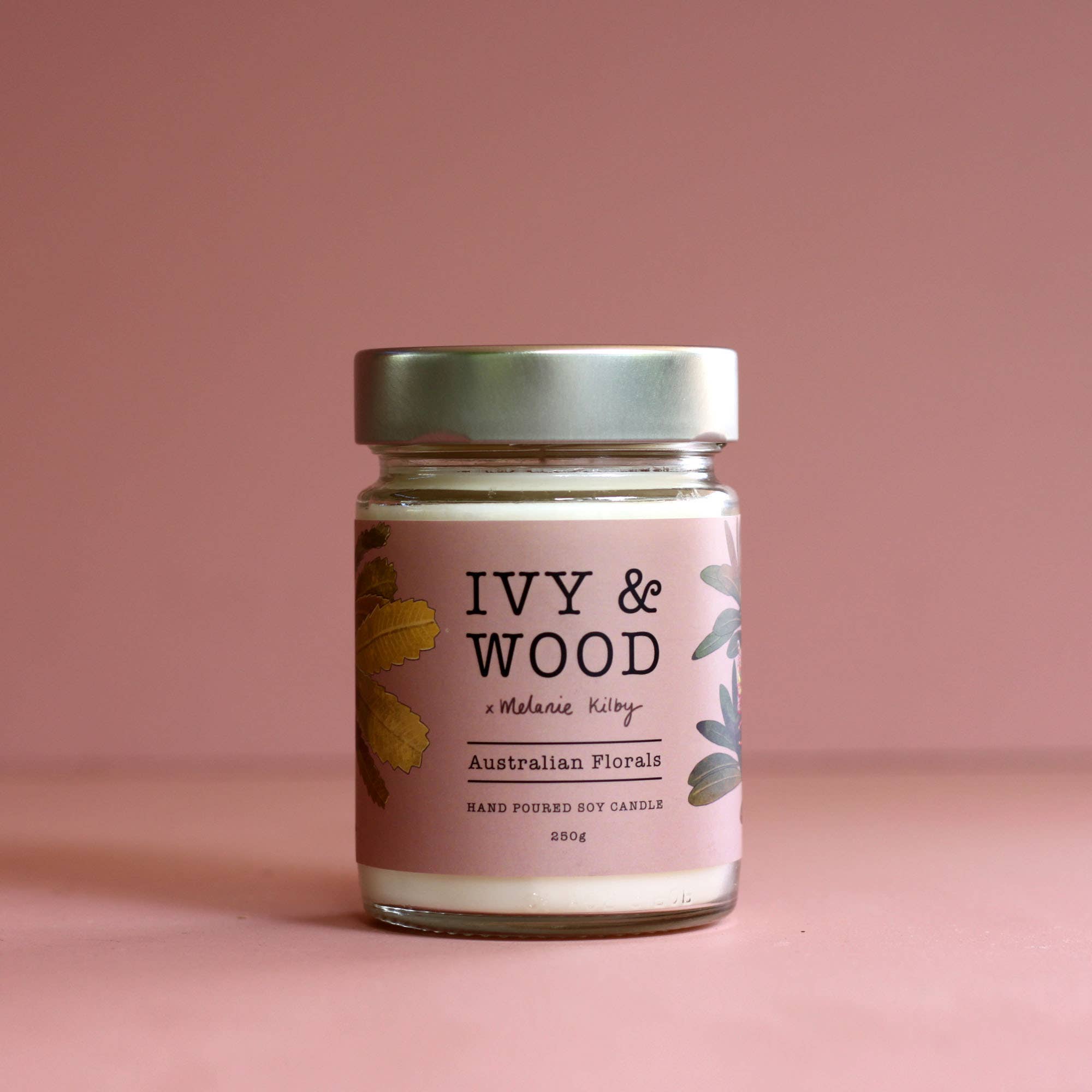 Ivy & Wood - Wholesale Pot/gevulde kaars - Australiana: Australische Bloemen Sojakaars6