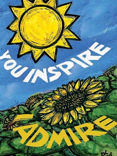 Du inspirerer, jeg beundrer for engroshandel hos Ricardo Levins Morales Art Studio