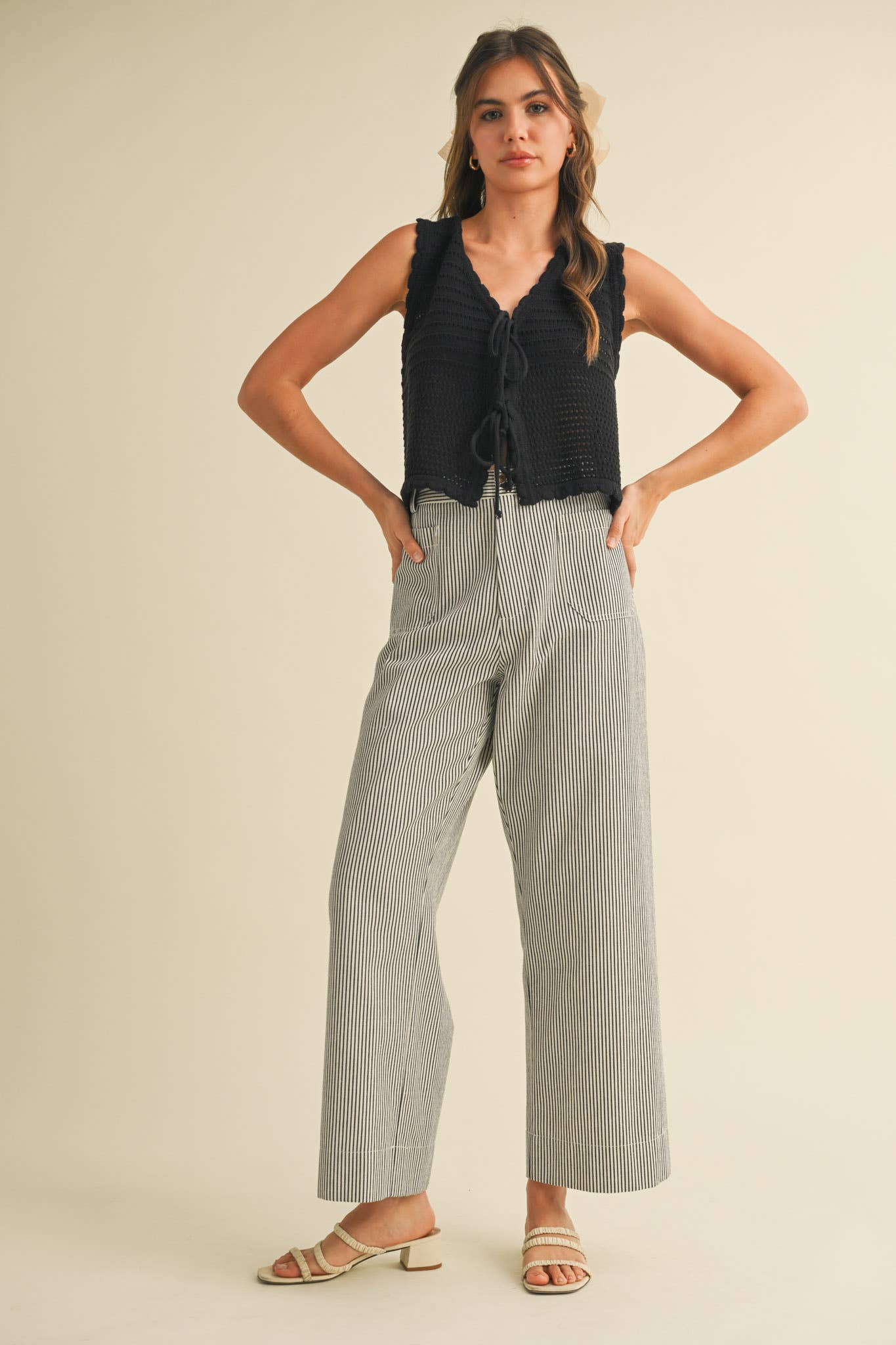 &MERCI – wholesale Tröjväst – Dam – TIE FRONT TRÖJVÄST MSW1087212