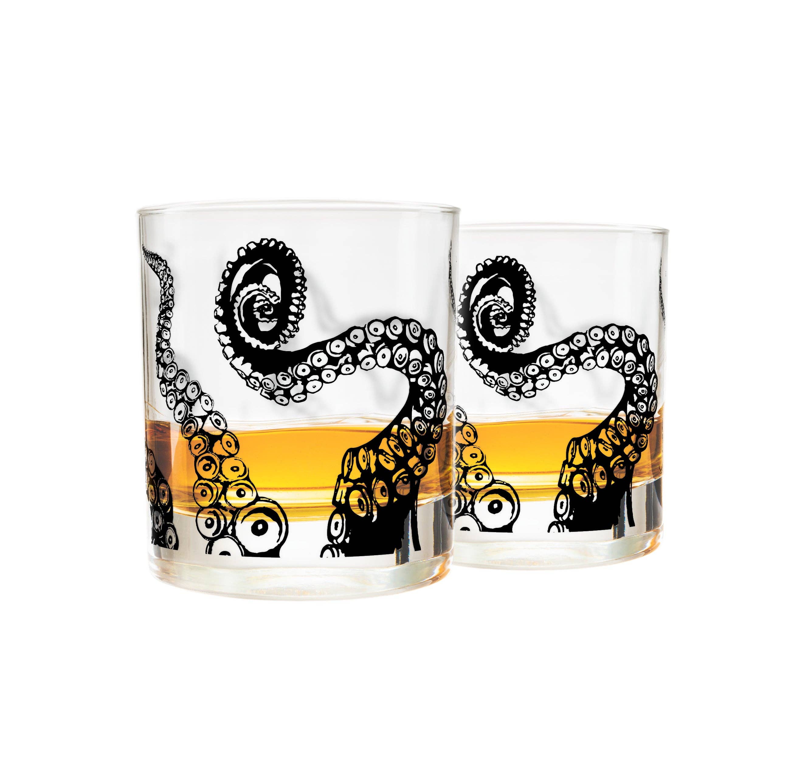 Greenline Goods - Vente Verres à cocktail/alcool - Verres à whisky pieuvre6