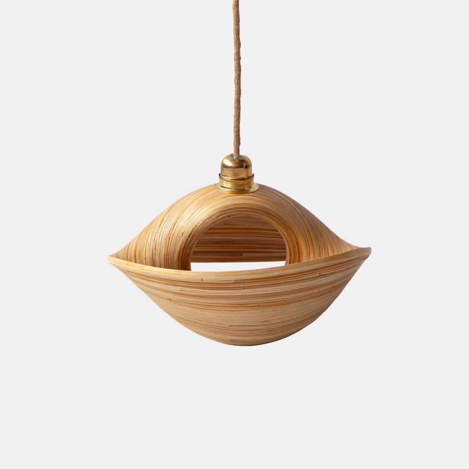 Mahe Homeware - Vente Lustre/Suspension - Abat-jour en bambou Lombak petit