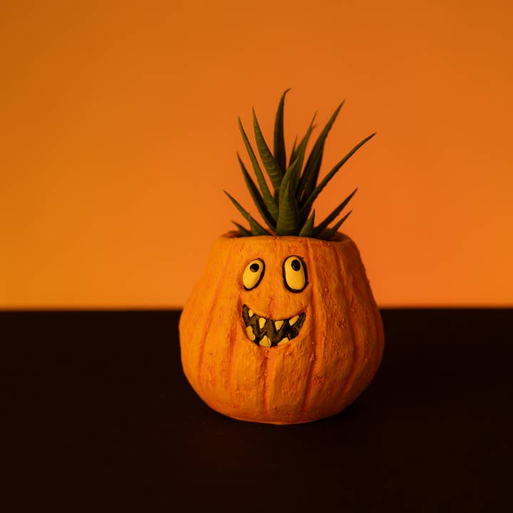 Cohasset Gifts - Wholesale Plant Pot - Blobhouse 3pc Pumpkin Family Planter Set - Halloween Blobs2