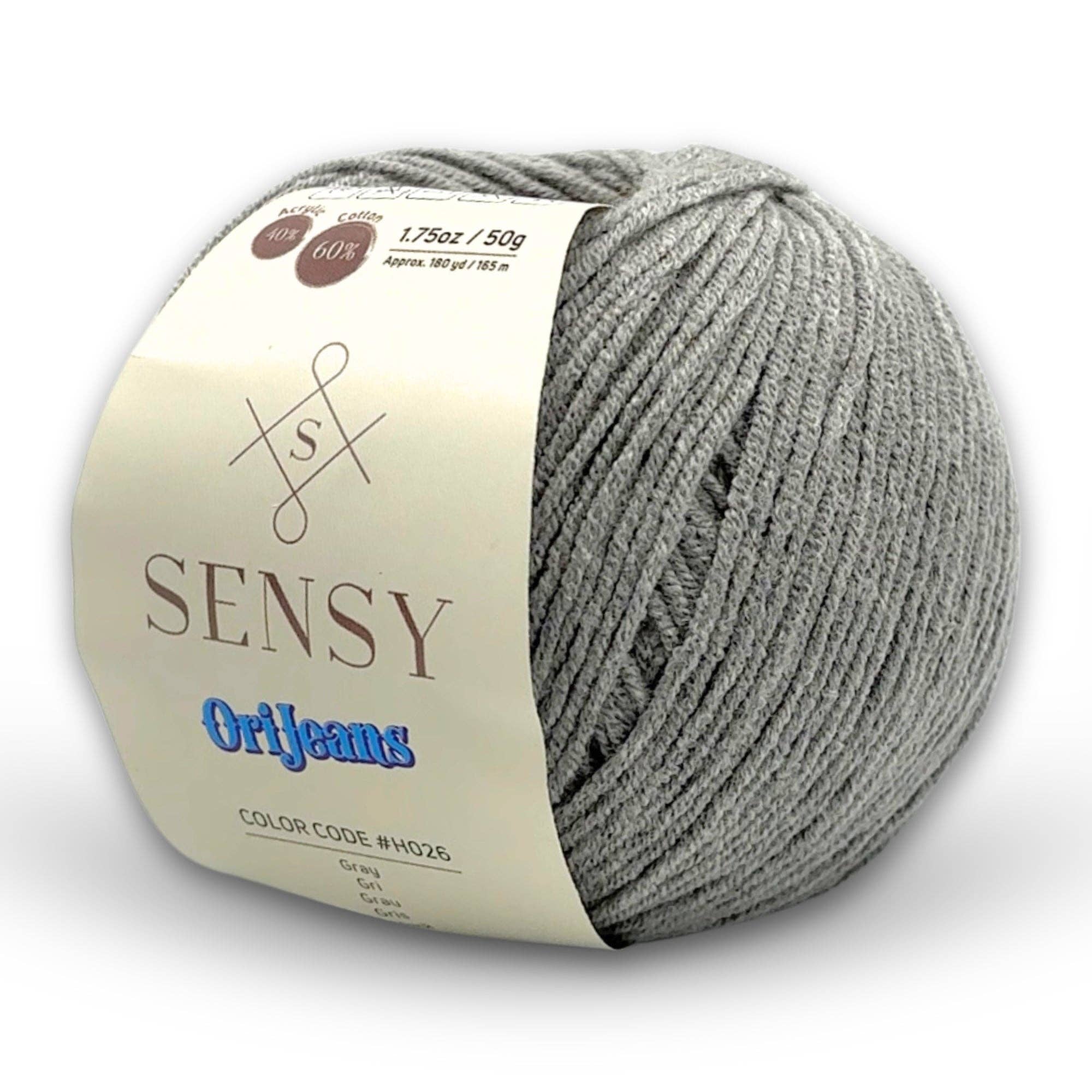 Sensy - Wholesale Yarn - Sensy OriJeans Yarn, 1.75 oz, 180 yards, Gauge 2 Fine40