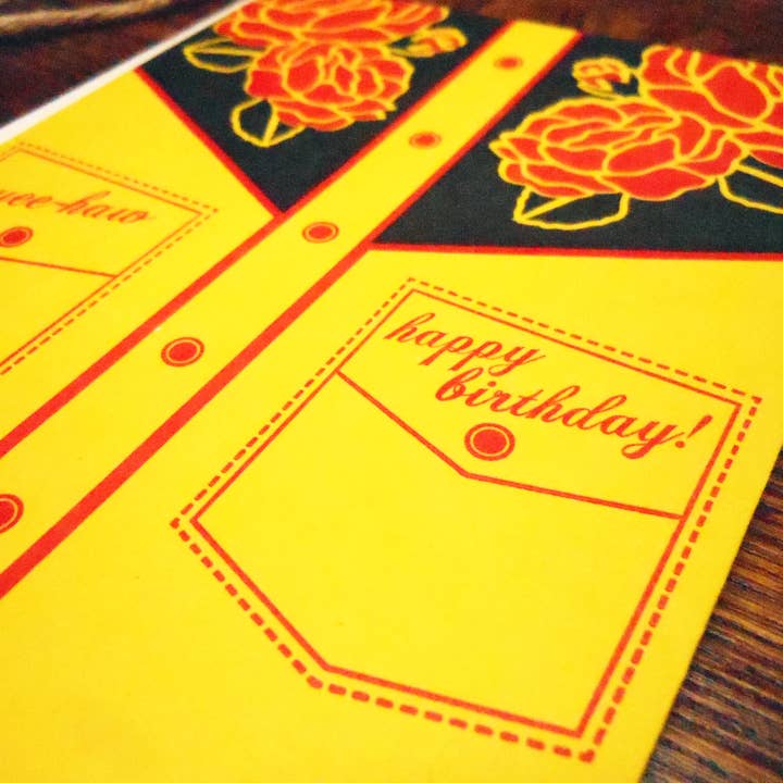 a. favorite design - Wholesale Birthday Card - Yee-Haw Birthday Card