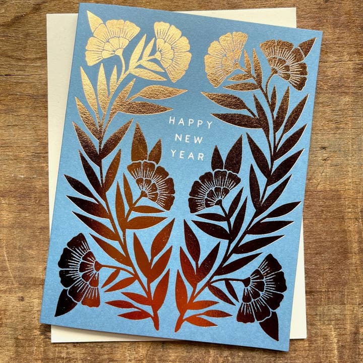 Katharine Watson - Wholesale New Year's Card - "Happy New Year," Holiday Card4