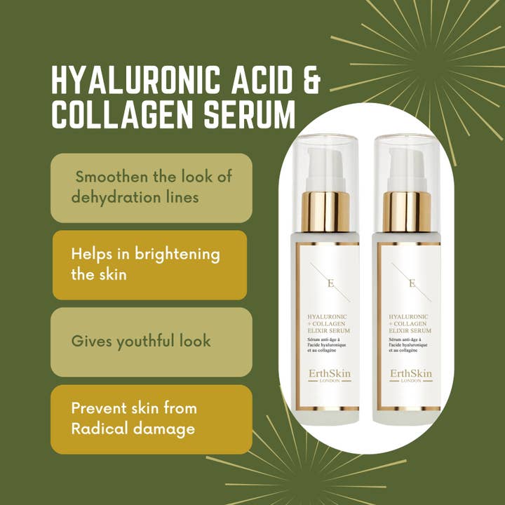 Eclat Cosmetic Ltd - Wholesale Facial serum/concentrate - 2x Hyaluronic acid & Collagen Serum - 60ml1