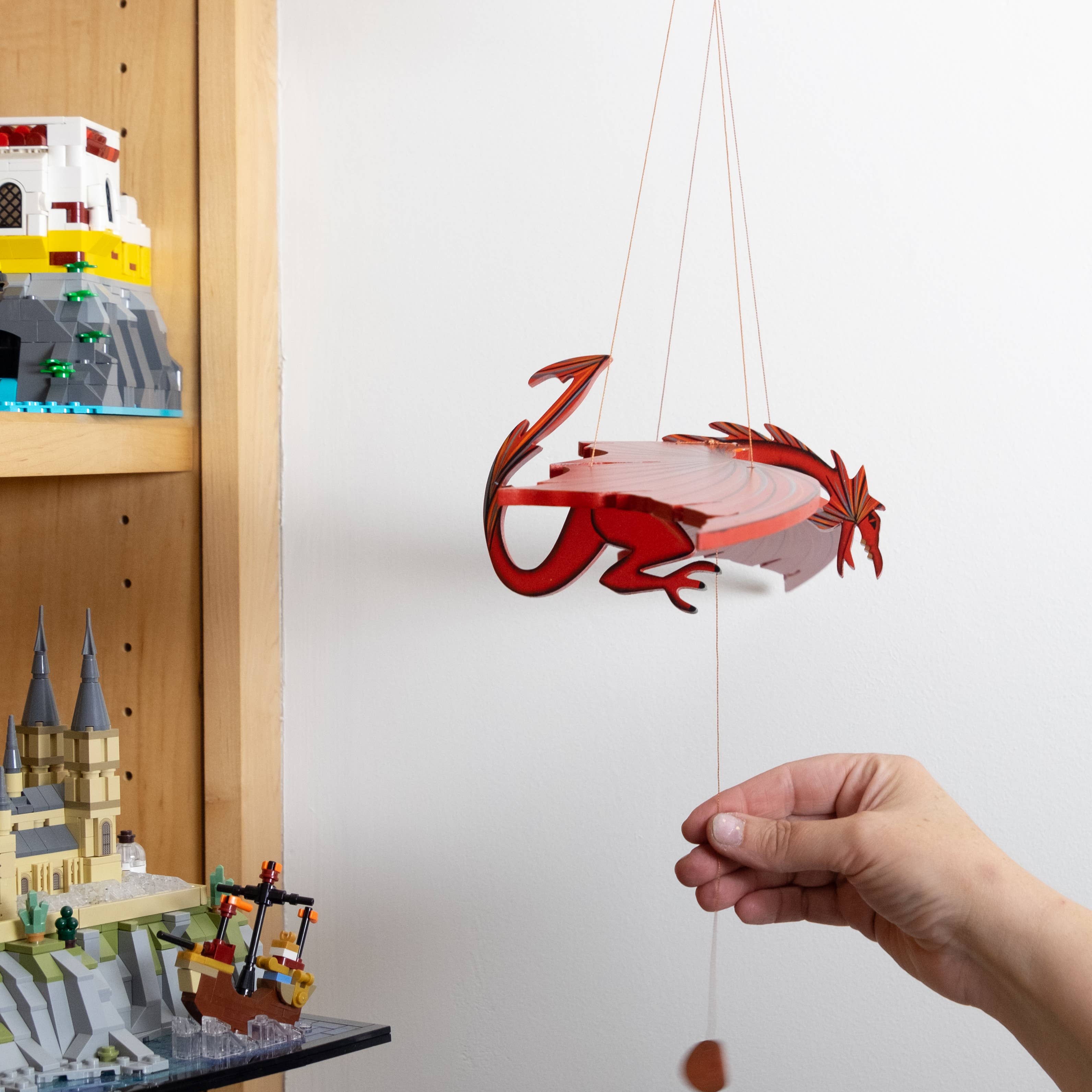 Tulia's Artisan Gallery - Wholesale Mobile - Dragon Flying Mobile - Welsh1