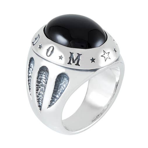 Dakota Cabochon sølvring for engroshandel hos SoulFetish by Thierry Martino