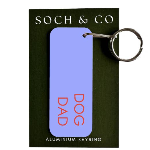 Dog dad keyring for wholesale by soch and co