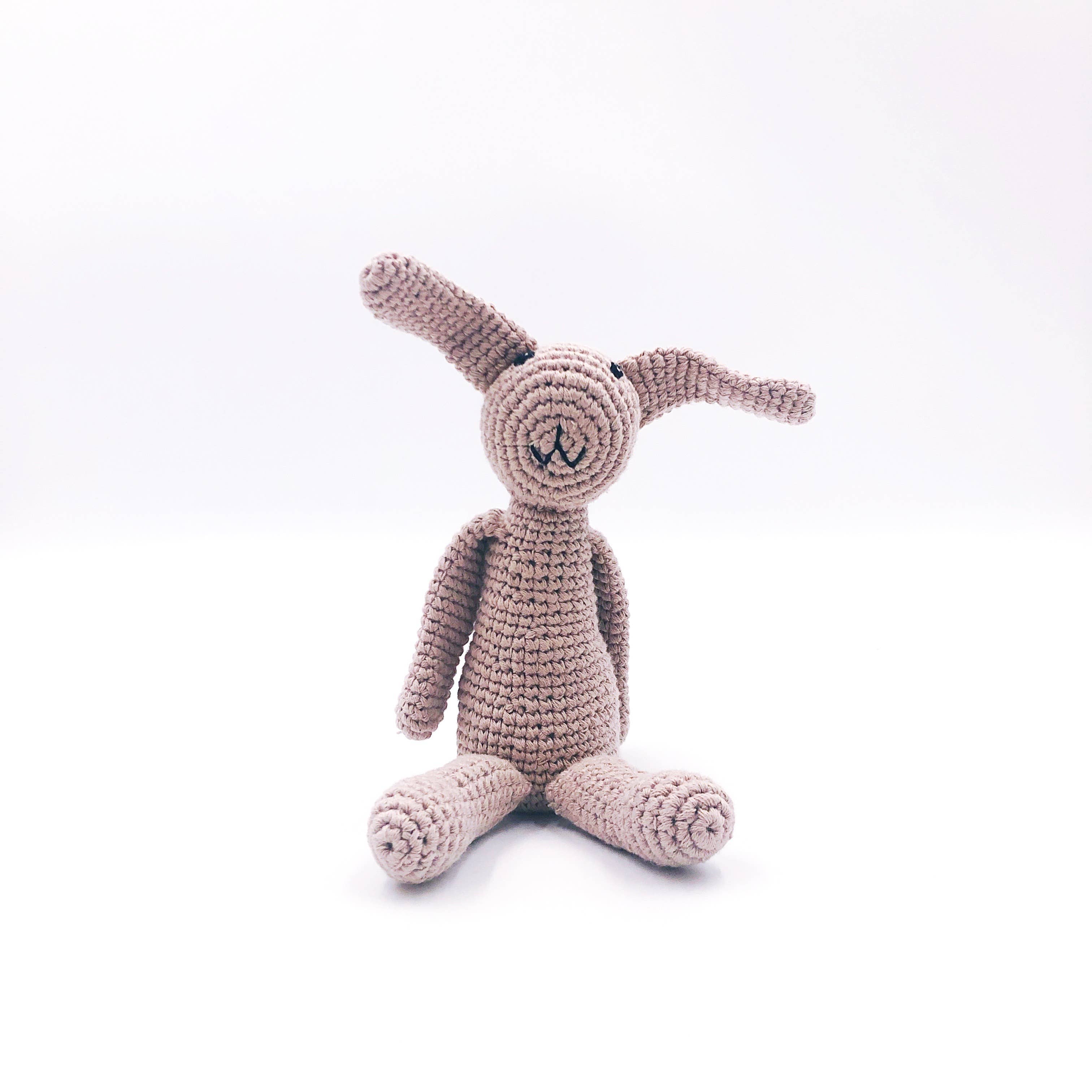 Pebble - Wholesale Handheld Rattle - Baby - Handmade Sweet “My First Bunny” Baby Rattle – Organic Cotton0