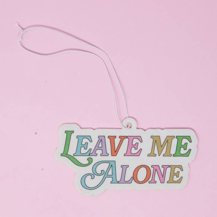 Car Airfreshener Leave me alone for wholesale by Made Au Gold