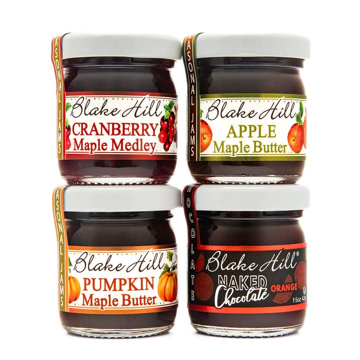 Seasonal Mini Jams (30-1.5oz Jams) for wholesale by Blake Hill Preserves