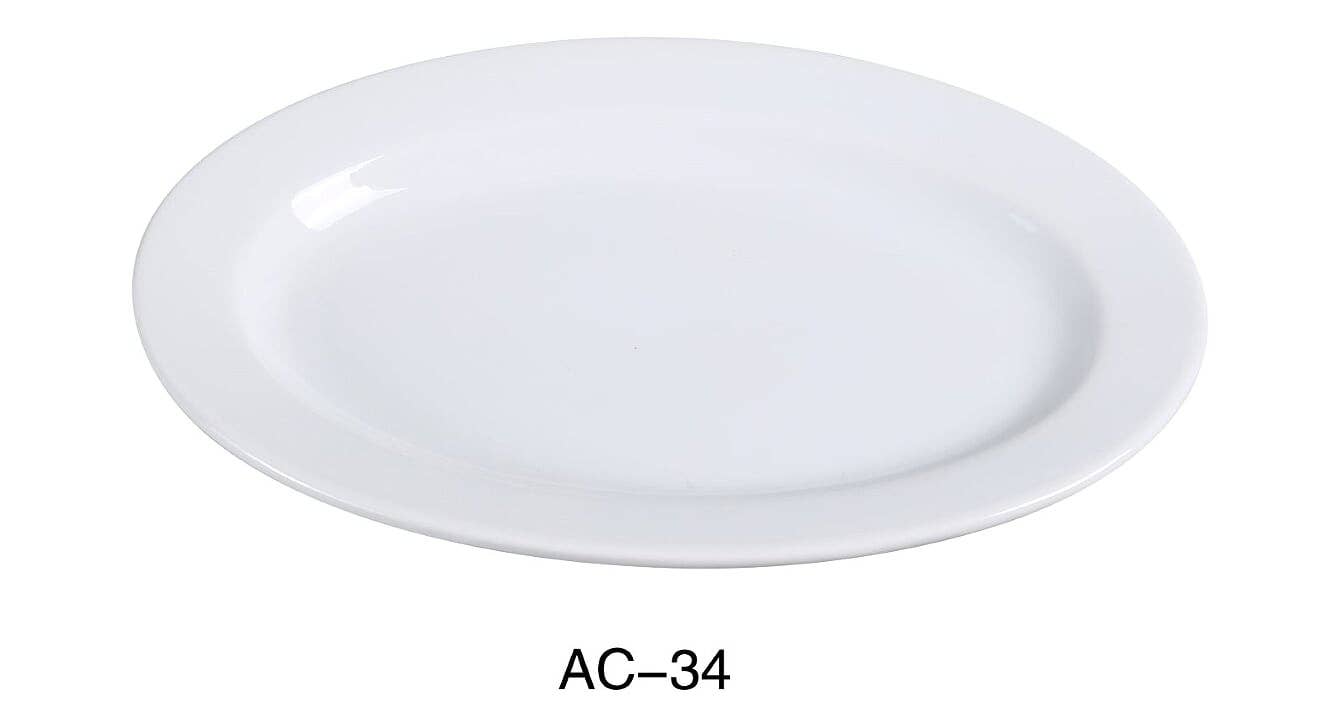 Yanco - Wholesale Platter - 9 1/2" X 6 1/2" OVAL PLATTER0