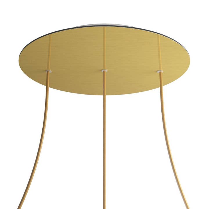 Rosone XXL Rose-One rund, diameter 400 mm med 3 hål i linje och 4 för wholesale av LIGHTINUP S.R.L.