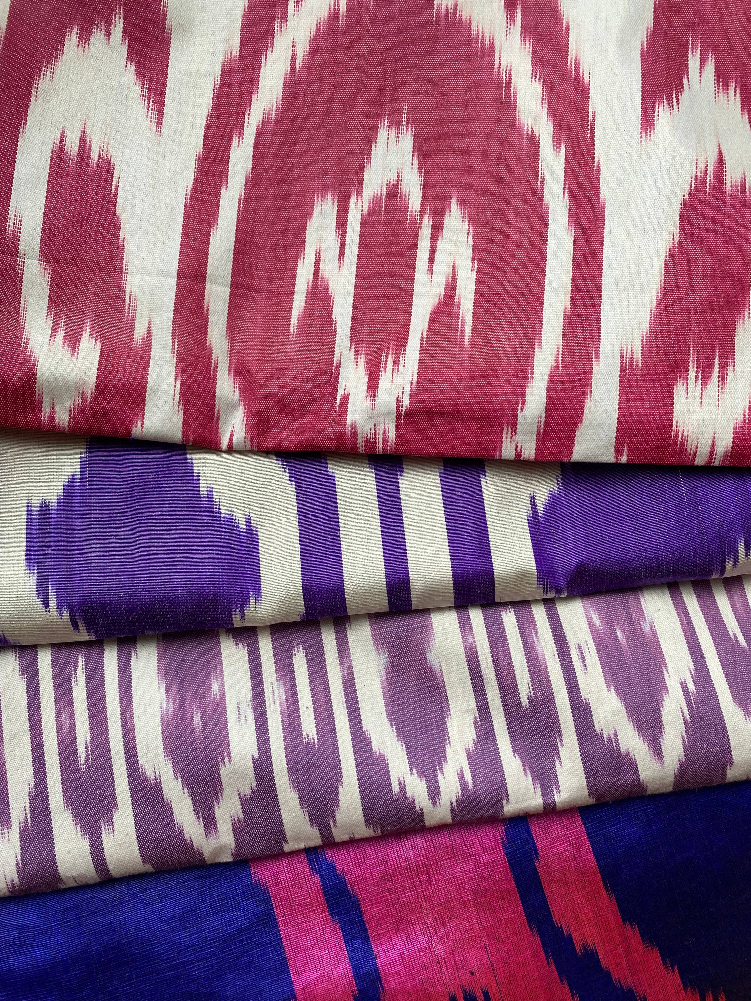 various colors ikat fabric shopper for wholesale on Faire11