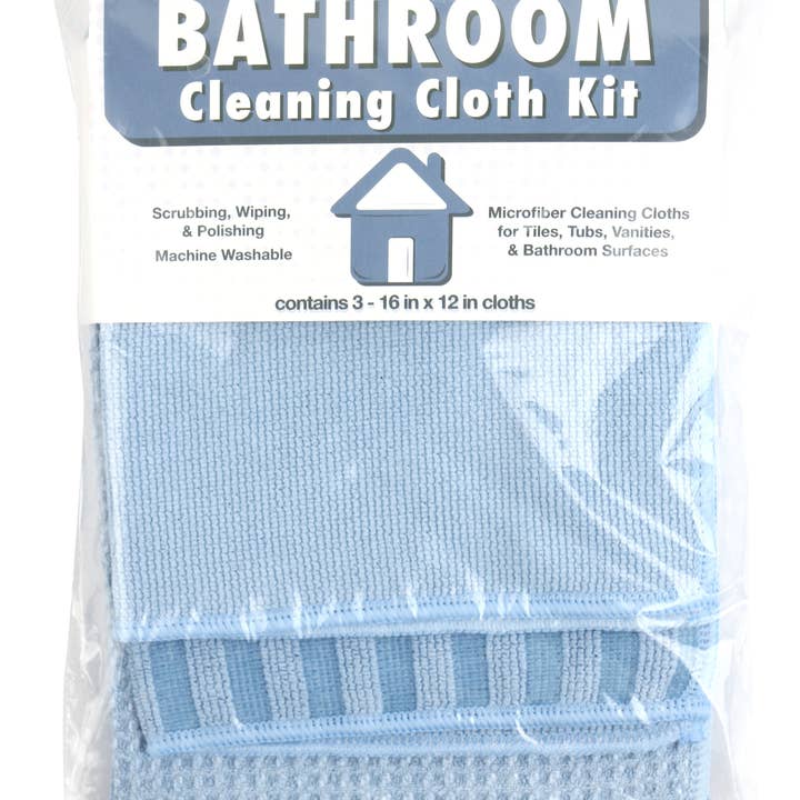 Everplush - Wholesale Cleaning Cloth - Bathroom Microfiber Cleaning Cloth Kit, 3 Pack1