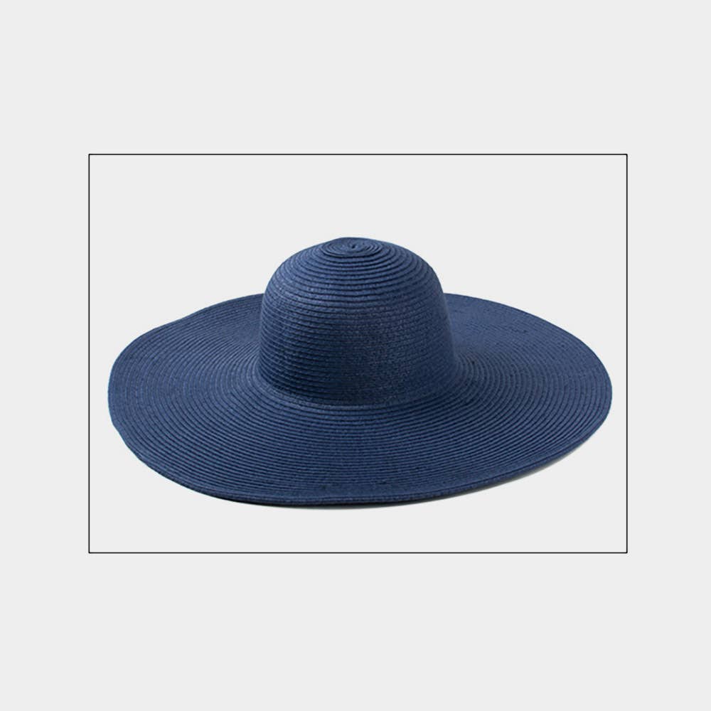 Sensibling Corp. - Wholesale Straw Hat - Women's - Solid Straw Sun Hat
28