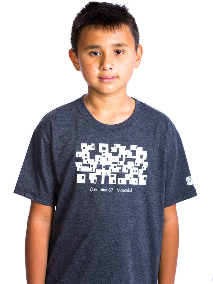 T-shirt Habitat 67 pour enfants — Coton biologique pour la vente par PLB Design