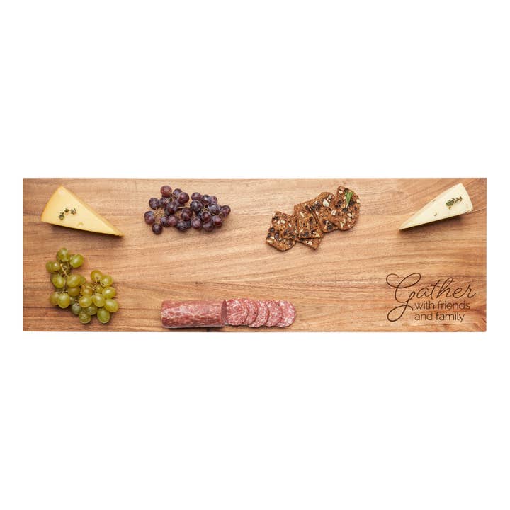 Acacia Serving Board | Gather with Friends #497 | 30 x 10" for wholesale by Sophistiplate
