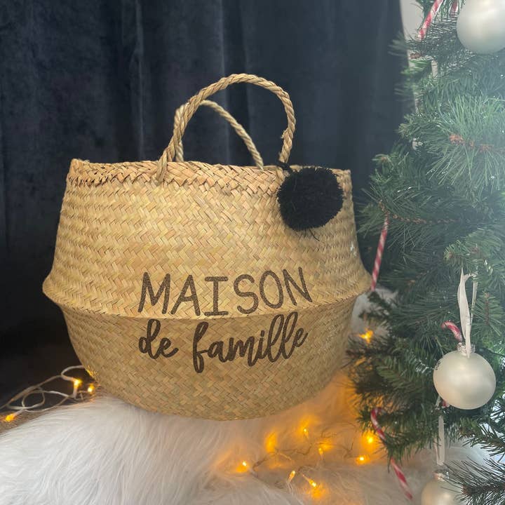 Toiles Chics - Wholesale Basket - Wicker basket - Christmas Collection 25'2